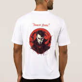 Rot-Mit Augen Horror T-Shirt (Rückseite)