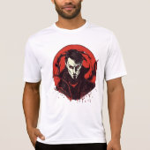 Rot-Mit Augen Horror T-Shirt (Vorderseite)