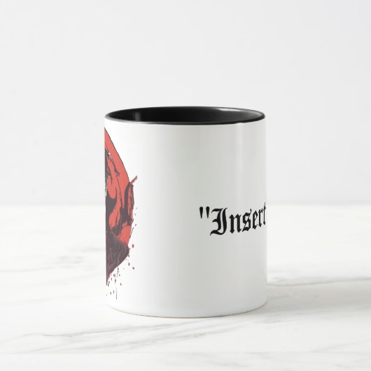 Rot-Mit Augen Horror Tasse (Zentrum)