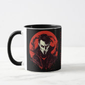 Rot-Mit Augen Horror Tasse (Links)