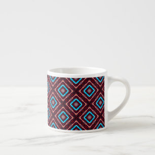 Rot mit blauem Diamant Espressotasse