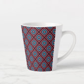 Rot mit blauem Diamant Milchtasse (Rechts)