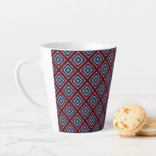 Rot mit blauem Diamant Milchtasse