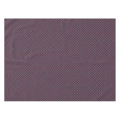 Rot mit blauem Diamant Tischdecke (Vorderseite (Horizontal))