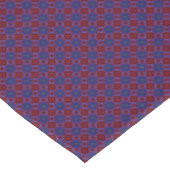Rot mit blauen Sternen Tischdecke (Schrägansicht)