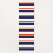 Rot mit blauen Streifen Yogamatte (Vorderseite)