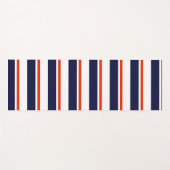 Rot mit blauen Streifen Yogamatte (Vorderseite (Horizontal))