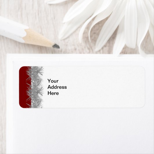 Rot mit dem Silver Tinsel Label (Insitu)