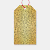 Rot mit Goldhochzeit Geschenkanhänger (Rückseite)