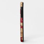 Rot mit Goldlotus Case-Mate iPhone Hülle (Hinten/Links)