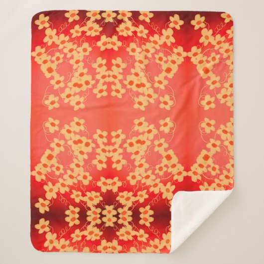 rot mit Orange Sherpadecke (Vorderseite)