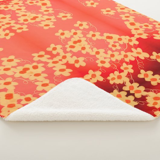 rot mit Orange Sherpadecke (3/4)