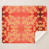 rot mit Orange Sherpadecke (Vorderseite (Horizontal))