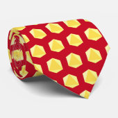 Rot mit Polyhedral Dice Krawatte (Gerollt)