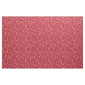 Rot mit rosa Tulpenmuster Stoff (Fat Quarter (45,7 x 55,9 cm))