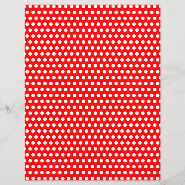 Rot mit Tiny White Dots (Vorderseite)