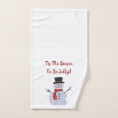 Rot mit Weiß Handtuch (Handtuch)