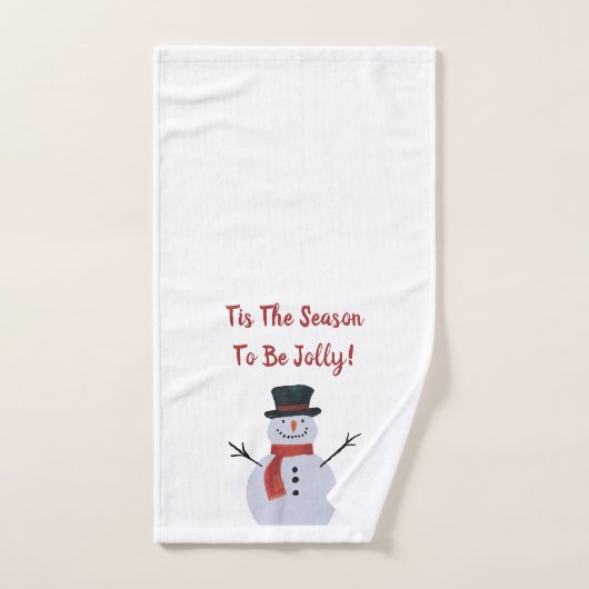 Rot mit Weiß Handtuch (Handtuch)