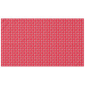 Rot mit weißen Polka Docks und Cartoon Bows Tischdecke (Vorderseite (Horizontal))