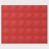 Rot mit weißen Polka Punkte Geschenkpapier (Flach)