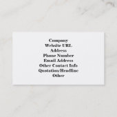 Rot, Moos grün und blau, Fliesen-Muster Visitenkarte (Rückseite)