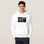 Rot mustert Frosch-Sitzen Hoodie (Vorne ganz)