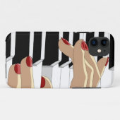 Rot nagelt Klavier iPhone 5 Kasten Case-Mate iPhone Hülle (Rückseite (Horizontal))