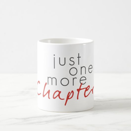 Rot noch ein Kapitel Kaffee Tasse (Mittel)