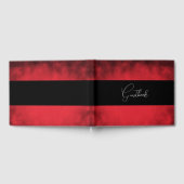Rot-Not-Grunge-Hochzeit Gästebuch (Voll)