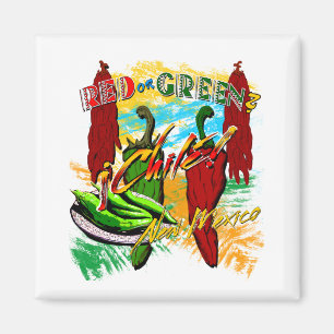 Rot oder Grün? Magnet