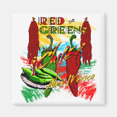 Rot oder Grün? Magnet (Vorne)