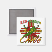 Rot oder Grün? Magnet (Vorderseite/Rückseite)