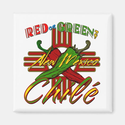 Rot oder Grün? Magnet (Vorne)