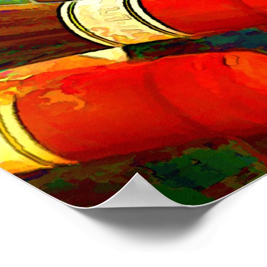 rot oder weiß poster (Ecke)