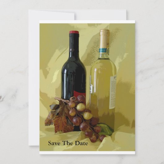 rot oder weiß save the date (Vorderseite)