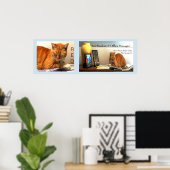 ROT... Office Manager von Desert Painter Studio Poster (Heimbüro)