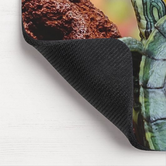 Rot-ohrige Schieberschildkröte Mousepad (Ecke)