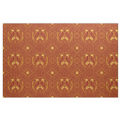 Rot-Orange Byzantinische Vögel Stoff (Fat Quarter (45,7 x 55,9 cm))