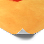 rot, orange, gelb poster (Ecke)