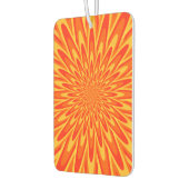 Rot, orange, gelbes Sternzeichen, Muster-Luftkühle Autolufterfrischer (Links)