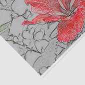 Rot-Orange HibiskusSeidenpapier Seidenpapier (Ausschnitt)