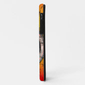 Rot-Orange-Lautsprecher Case-Mate iPhone Hülle (Hinten/Links)