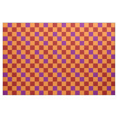 Rot Orange Lila Karomuster Design Stoff (Fat Quarter (45,7 x 55,9 cm))