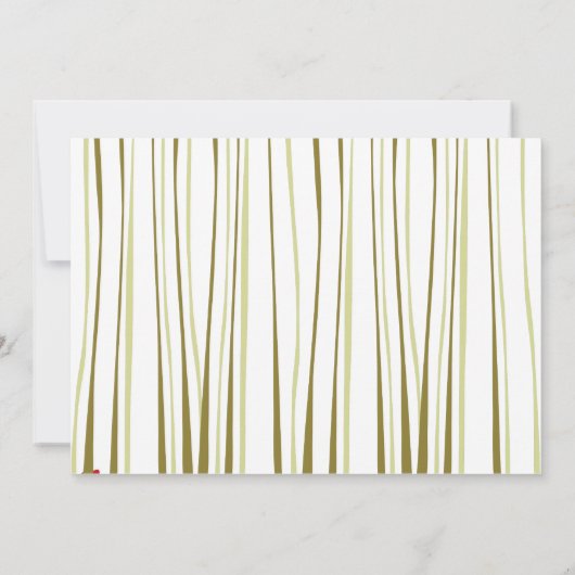 Rot-Orange Mohnblumen, die Einladung Wedding sind (Rückseite)