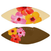 Rot Orange Pink Hibiskus Blumen Football (Paneele)