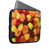 Rot, Orange und Gelb Rosen 10 Zoll Laptopschutzhülle (Vorne Rechts)