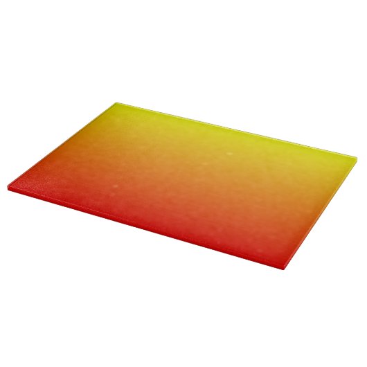 Rot, orange und gelb schneidebrett (Ecke)