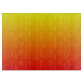 Rot, orange und gelb schneidebrett (Vorderseite)