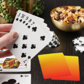 Rot, orange und gelb spielkarten (In Situ)