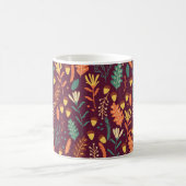 Rot-Orange-Vintages Motiv Kaffeetasse (Mittel)